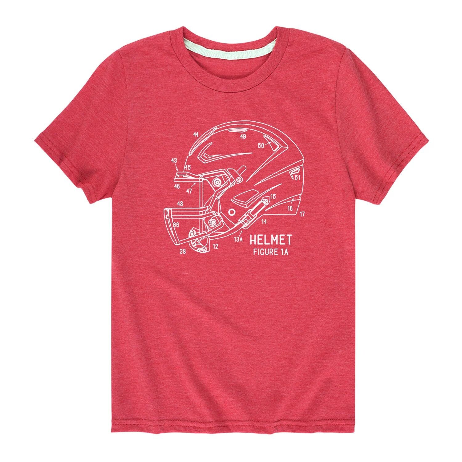 Футбольный шлем для мальчиков 8–20 лет, футболка с графическим изображением Licensed Character, красный
Футбольный шлем для мальчиков 8–20 лет, футболка с графическим изображением Licensed Character, красный