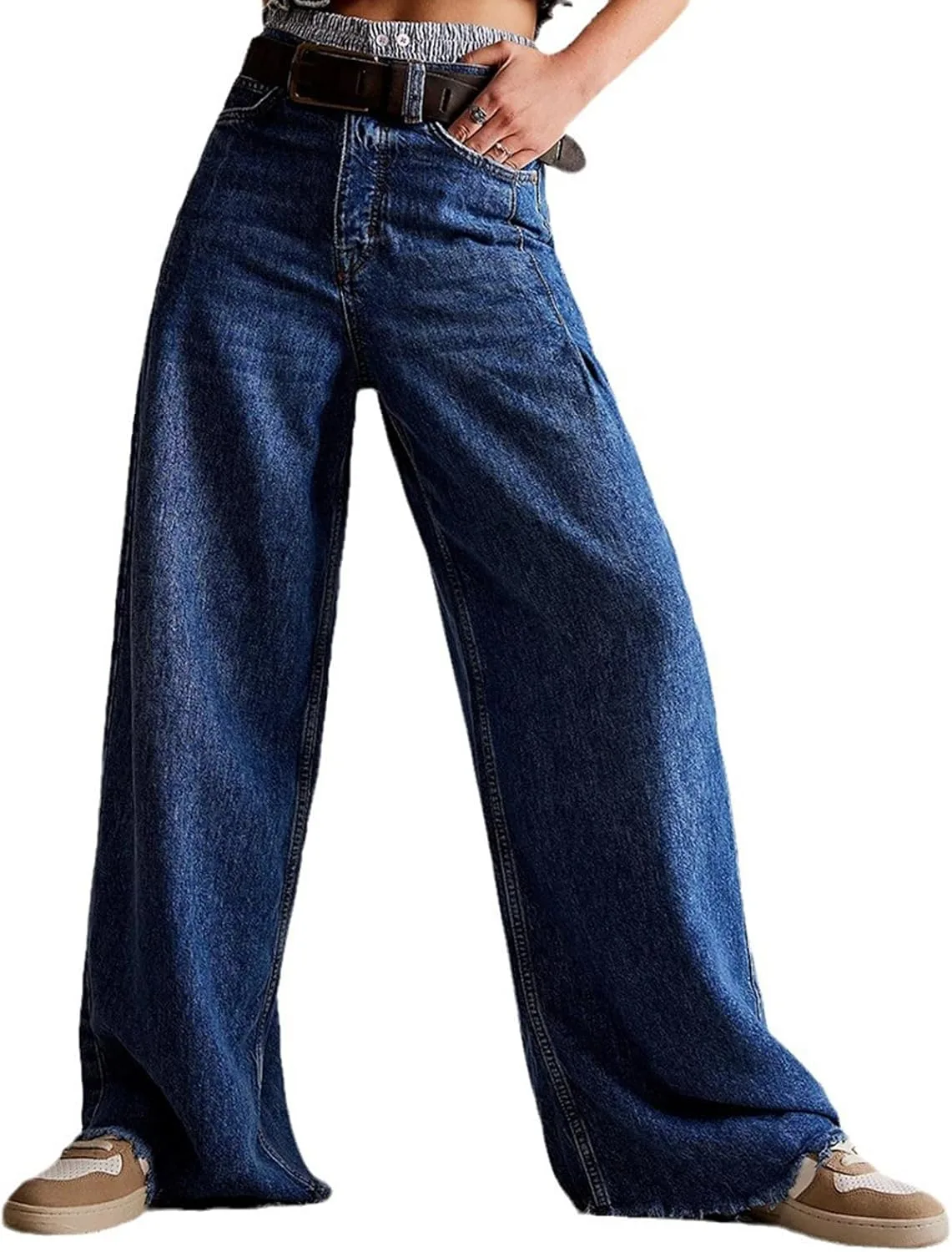 Женские джинсы Mid Waist Baggy Bell Bottom Casual с эффектом потертостей и необработанным краем cffvdiz
Женские джинсы Mid Waist Baggy Bell Bottom Casual с эффектом потертостей и необработанным краем cffvdiz