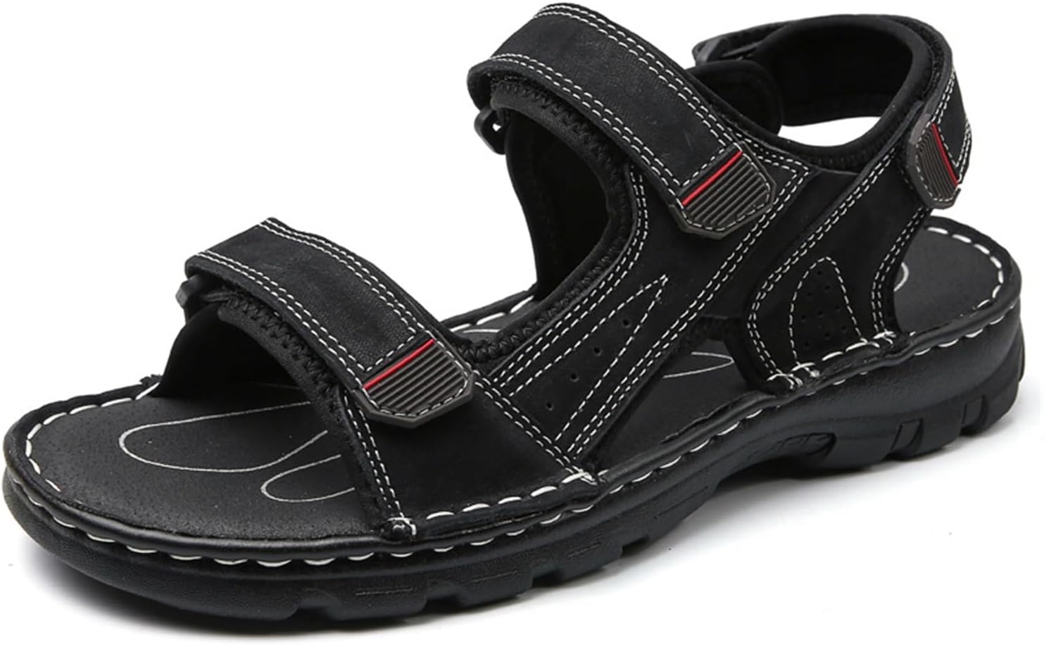 Мужские спортивные сандалии DMGYCK с открытым носком для пеших прогулок, уличные, противоскользящие, спортивные повседневные пляжные сандалии, черный
Мужские спортивные сандалии DMGYCK с открытым носком для пеших прогулок, уличные, противоскользящие, спортивные повседневные пляжные сандалии, черный