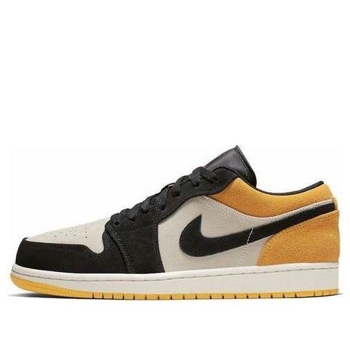 Кроссовки 1 low 'university gold' Air Jordan, мультиколор 
Кроссовки 1 low 'university gold' Air Jordan, мультиколор