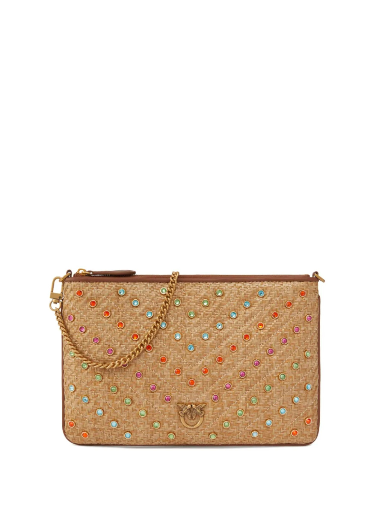 PINKO клатч со стразами, нейтральный
PINKO клатч со стразами, нейтральный