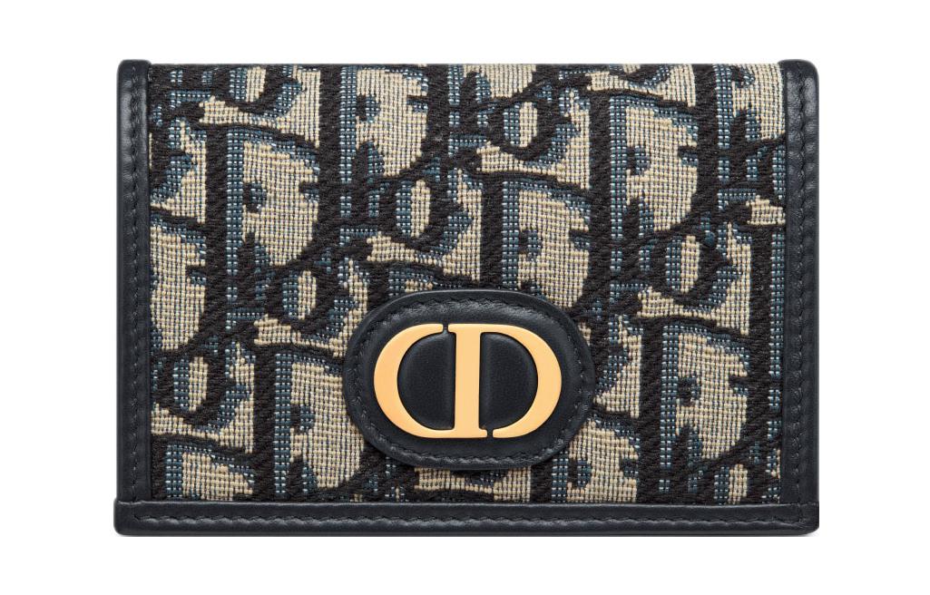 Dior 30 Montaigne Jacquard Wallet Women's Blue
Dior 30 Montaigne Jacquard Wallet Women's Blue