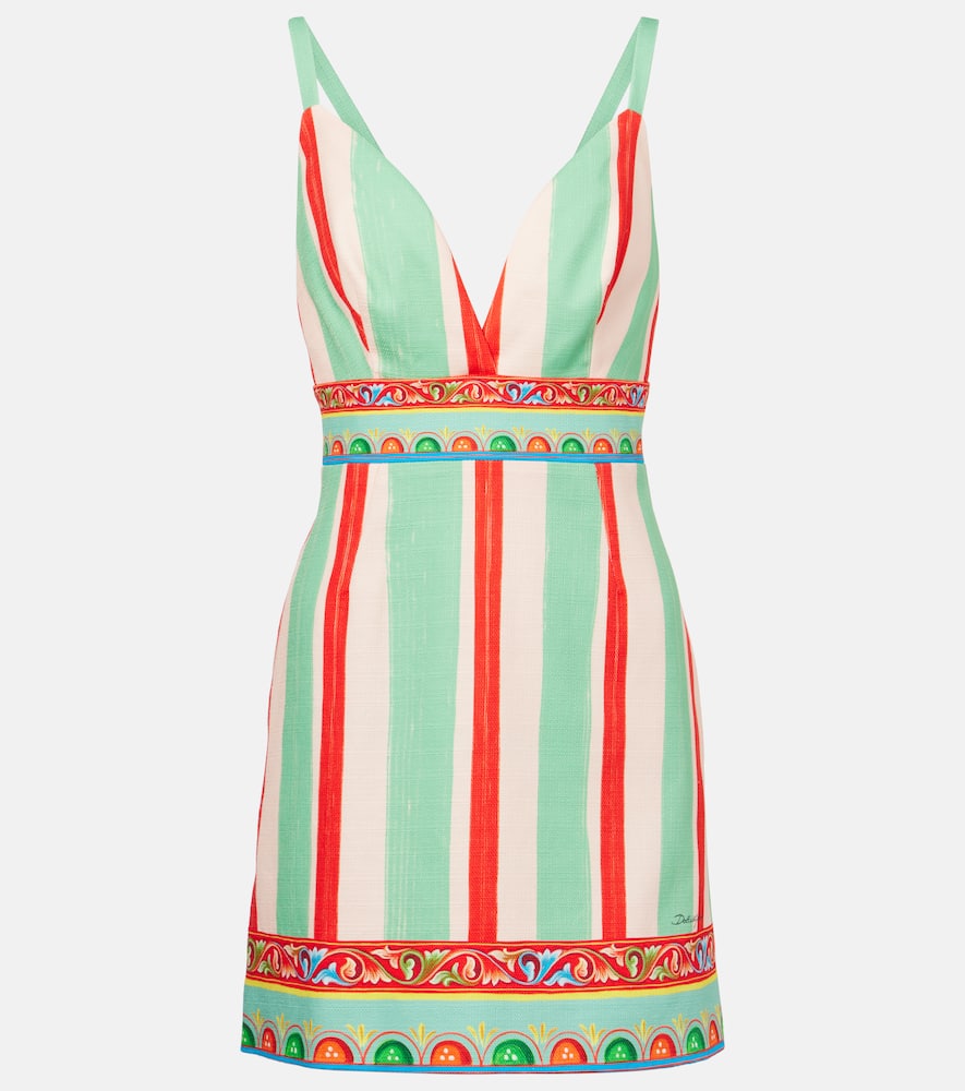 Полосатое мини-платье Taormina из хлопковой смеси Dolce&Gabbana, HH5VB
Полосатое мини-платье Taormina из хлопковой смеси Dolce&Gabbana, HH5VB