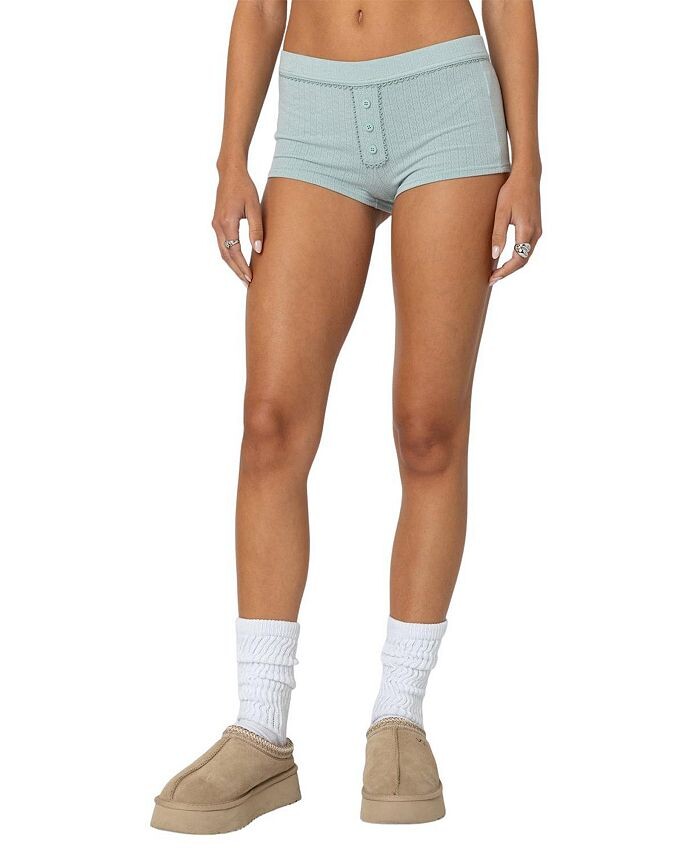 Микрошорты Edikted Maelle Pointelle, зеленый
Микрошорты Edikted Maelle Pointelle, зеленый