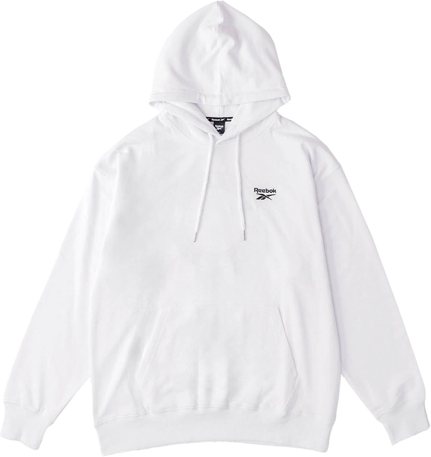 Толстовка с капюшоном, флисовая подкладка, длинные рукава, простая толстовка с капюшоном, теплая, свободного кроя, унисекс, для взрослых Reebok, белый
Толстовка с капюшоном, флисовая подкладка, длинные рукава, простая толстовка с капюшоном, теплая, свободного кроя, унисекс, для взрослых Reebok, белый