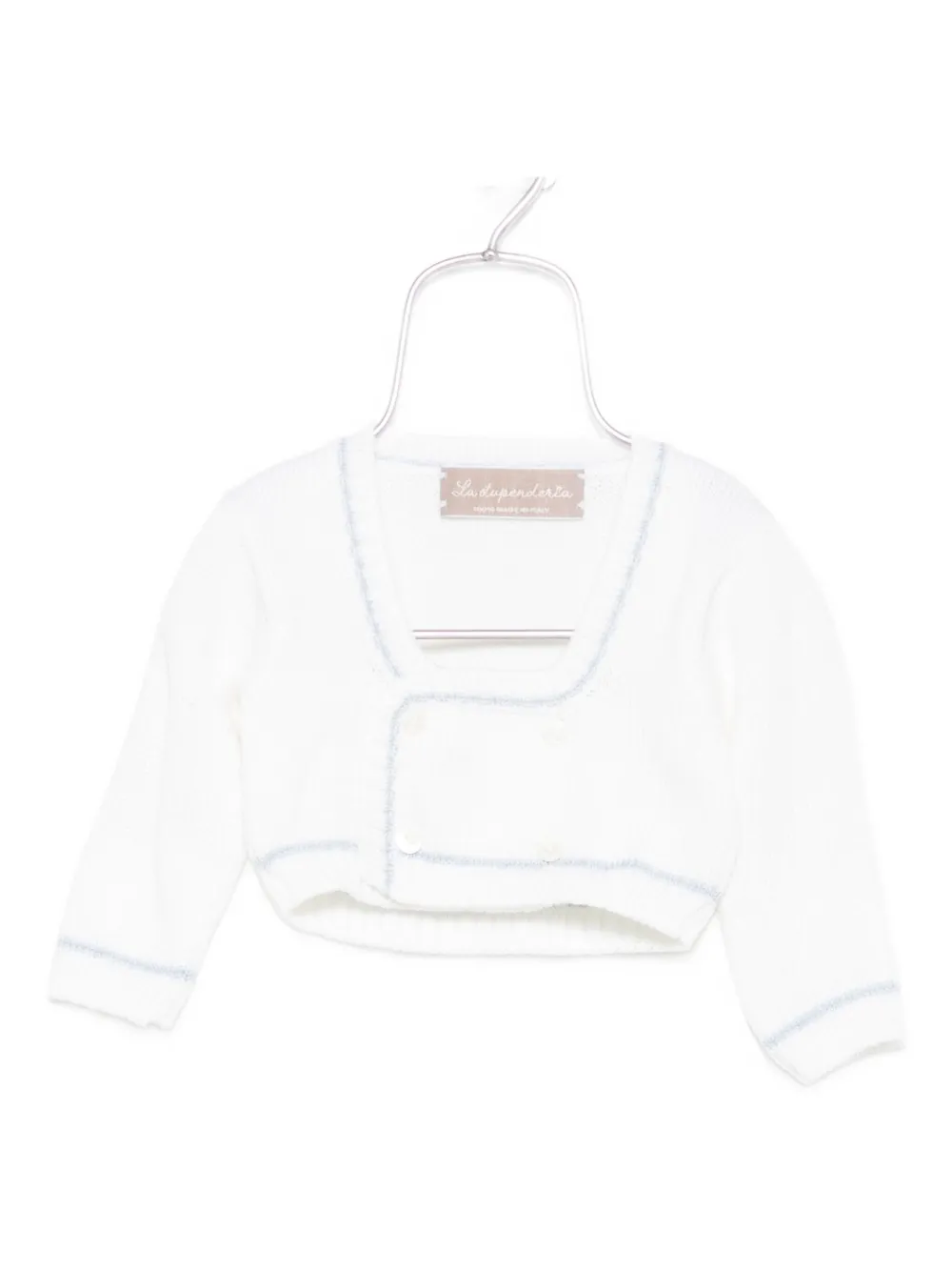 Кардиган с контрастной отделкой La Stupenderia, белый
Кардиган с контрастной отделкой La Stupenderia, белый