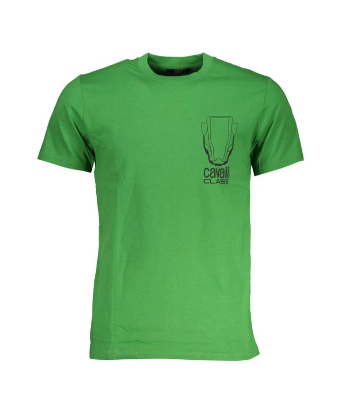Зеленая футболка с круглым вырезом и логотипом. Cavalli Class, зеленый
Зеленая футболка с круглым вырезом и логотипом. Cavalli Class, зеленый