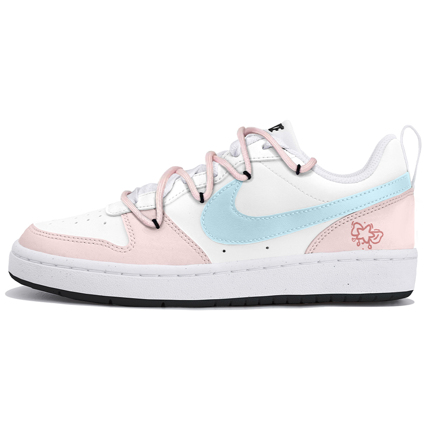 Nike Court Borough низкие скейтерские кроссовки белые розовые голубые детские
Nike Court Borough низкие скейтерские кроссовки белые розовые голубые детские