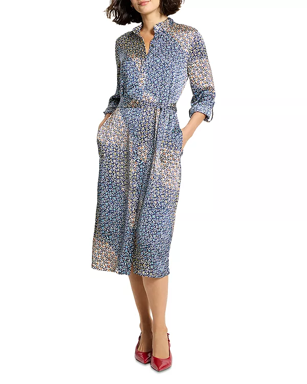 Платье-Рубашка с монограммой Блэр Nic+Zoe, синий
Платье-Рубашка с монограммой Блэр Nic+Zoe, синий