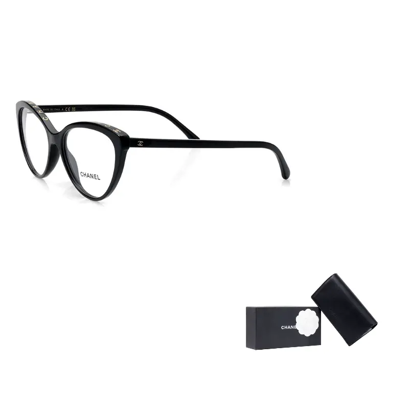 CHANEL Овальная оправа для очков унисекс, Black
CHANEL Овальная оправа для очков унисекс, Black