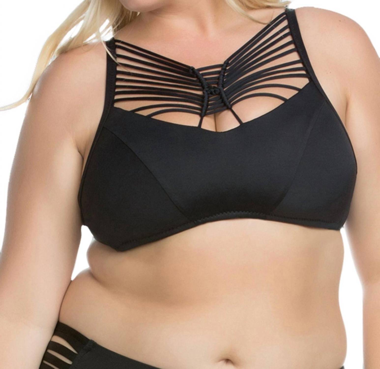 Электрический ток Макраме Высокий ворот Холтер Бикини Топ - Плюс В Черном Becca
Электрический ток Макраме Высокий ворот Холтер Бикини Топ - Плюс В Черном Becca