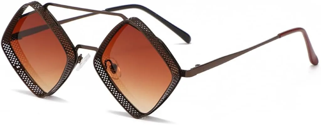 Ретро-солнцезащитные очки в стиле стимпанк для женщин и мужчин, металлическая полая оправа, градиентное зеркальное покрытие, защита от УФ-излучения UV400 UATXTAU, 5
Ретро-солнцезащитные очки в стиле стимпанк для женщин и мужчин, металлическая полая оправа, градиентное зеркальное покрытие, защита от УФ-излучения UV400 UATXTAU, 5