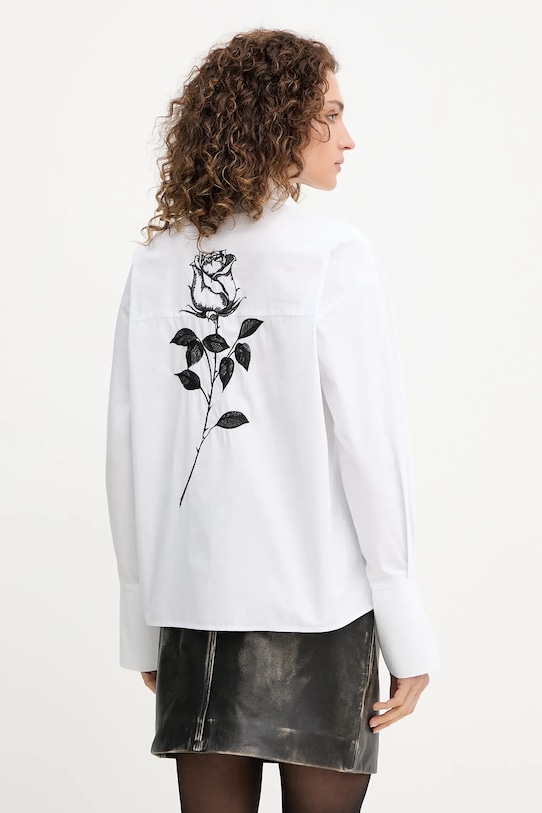 Хлопковая рубашка Patrizia Pepe, белый
Хлопковая рубашка Patrizia Pepe, белый