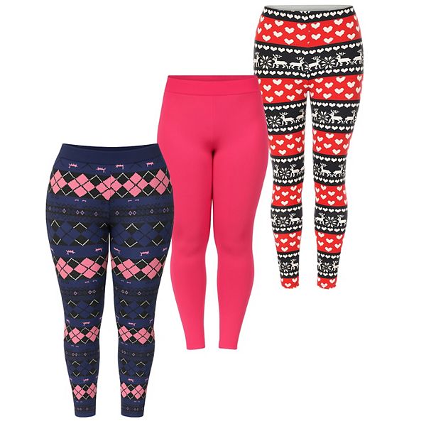 Женские праздничные леггинсы 3 шт, веселые принты и уютные модели Wm Fashion, Fuchsia
Женские праздничные леггинсы 3 шт, веселые принты и уютные модели Wm Fashion, Fuchsia
