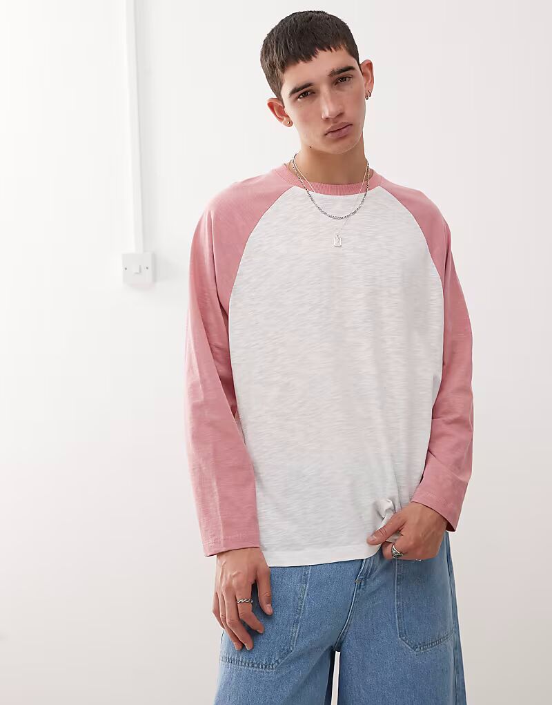 COLLUSION свободная спортивная футболка реглан скейтер из ткани слаб
COLLUSION свободная спортивная футболка реглан скейтер из ткани слаб