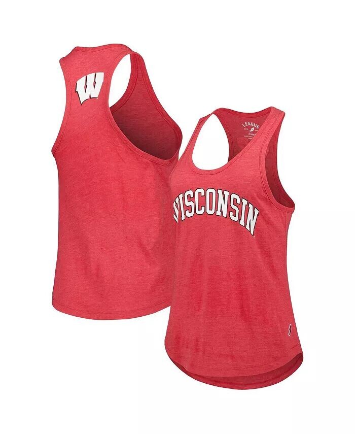 Женская майка-борцовка Heather Red Wisconsin Badgers Two-Hit Intramural Tri-Blend с круглым вырезом и спиной-борцовкой League Collegiate Wear
Женская майка-борцовка Heather Red Wisconsin Badgers Two-Hit Intramural Tri-Blend с круглым вырезом и спиной-борцовкой League Collegiate Wear