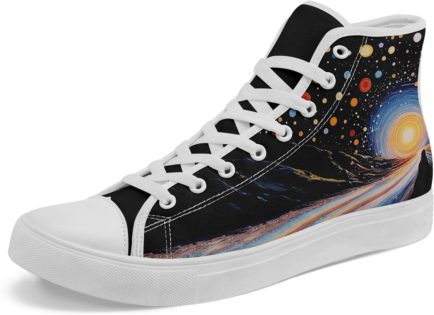 Высокие кеды AWSOLE из холщовой ткани для мужчин и женщин, модные, дышащие, на шнуровке, удобные, стильные кроссовки с рисунком звезд и луны, белый/синий
Высокие кеды AWSOLE из холщовой ткани для мужчин и женщин, модные, дышащие, на шнуровке, удобные, стильные кроссовки с рисунком звезд и луны, белый/синий