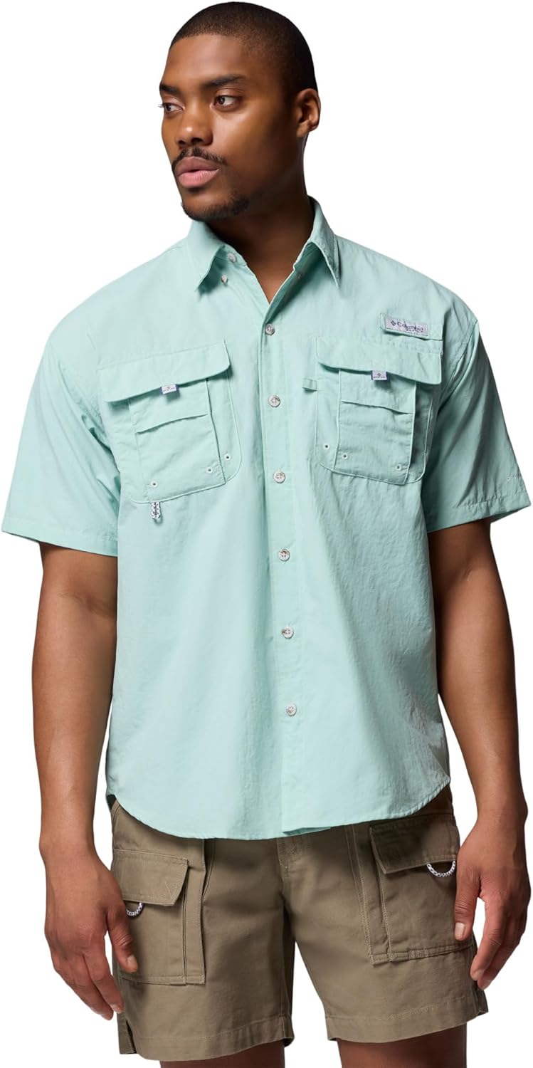 Рубашка Columbia Men's PFG Bahama II с коротким рукавом, Misty Jade
Рубашка Columbia Men's PFG Bahama II с коротким рукавом, Misty Jade