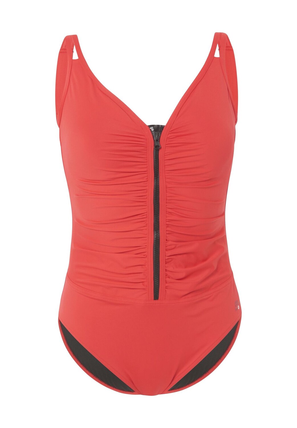 Купальник на молнии с широкими бретелями, купальник для женщин со сборками SUNFLAIR, красный
Купальник на молнии с широкими бретелями, купальник для женщин со сборками SUNFLAIR, красный