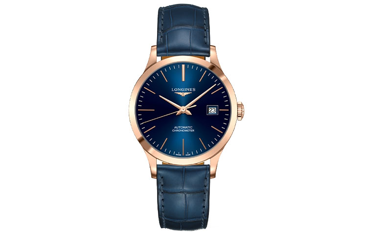 LONGINES Часы Pioneer Collection Automatic Mechanical Movement, мужские, 38.5 мм, синий циферблат, ремешок из крокодиловой кожи
LONGINES Часы Pioneer Collection Automatic Mechanical Movement, мужские, 38.5 мм, синий циферблат, ремешок из крокодиловой кожи