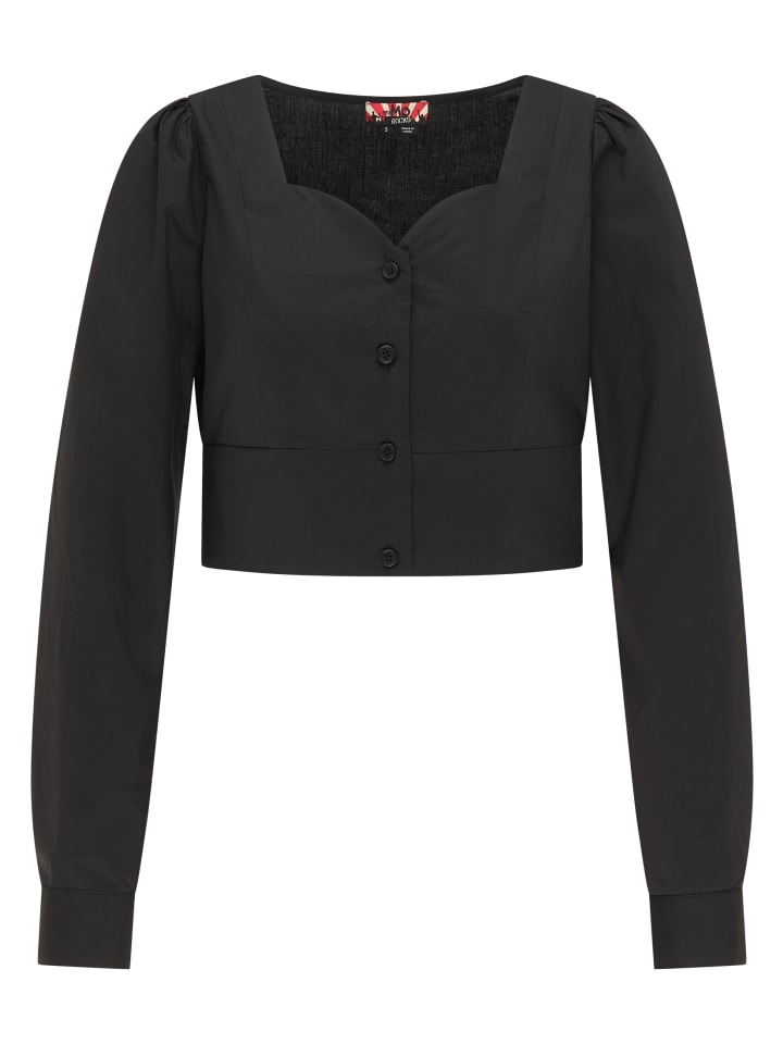 Женская блузка черного цвета myMo ROCKS
Женская блузка черного цвета myMo ROCKS