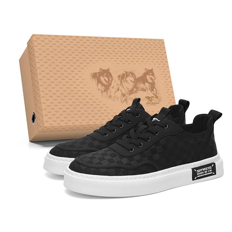 SEPTWOLVES Износостойкие дышащие легкие мужские черные кеды на низком ходу (стандартный размер обуви), цвет Black (Standard Leather Shoe Size)
SEPTWOLVES Износостойкие дышащие легкие мужские черные кеды на низком ходу (стандартный размер обуви), цвет Black (Standard Leather Shoe Size)