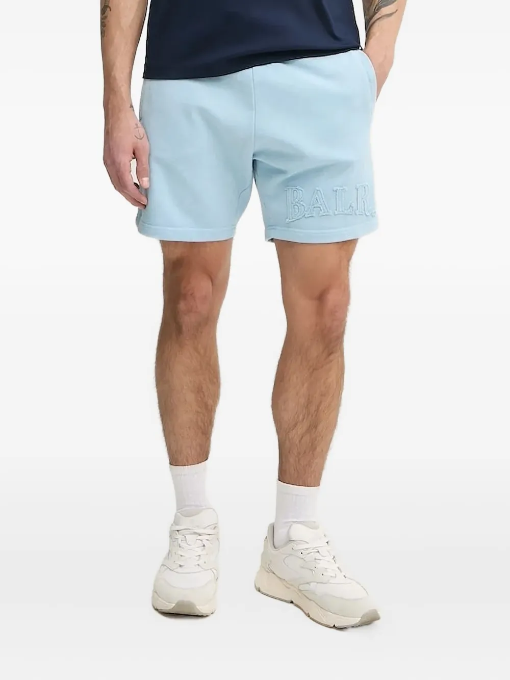 Шорты с эластичным поясом и вышитым логотипом BALR., синий
Шорты с эластичным поясом и вышитым логотипом BALR., синий