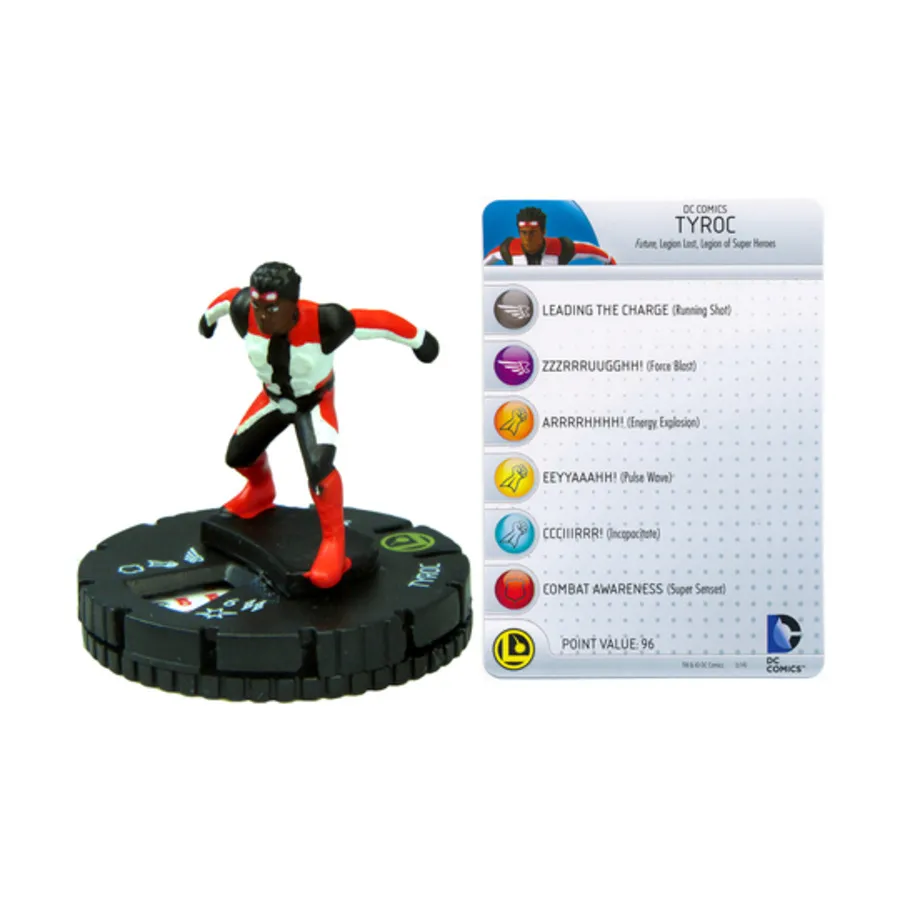 Тирок #012, DC HeroClix - Superman and the Legion of Superheroes - Singles
Тирок #012, DC HeroClix - Superman and the Legion of Superheroes - Singles