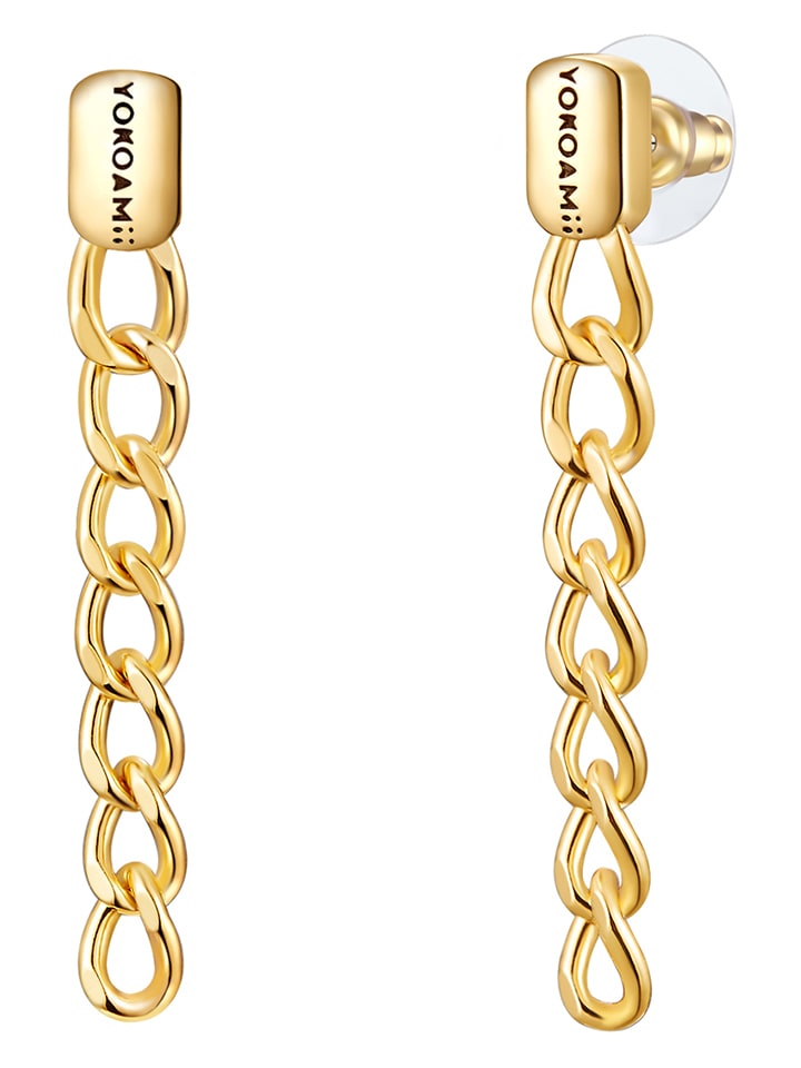 Позолоченные серьги-гвоздики Yokoamii
Позолоченные серьги-гвоздики Yokoamii