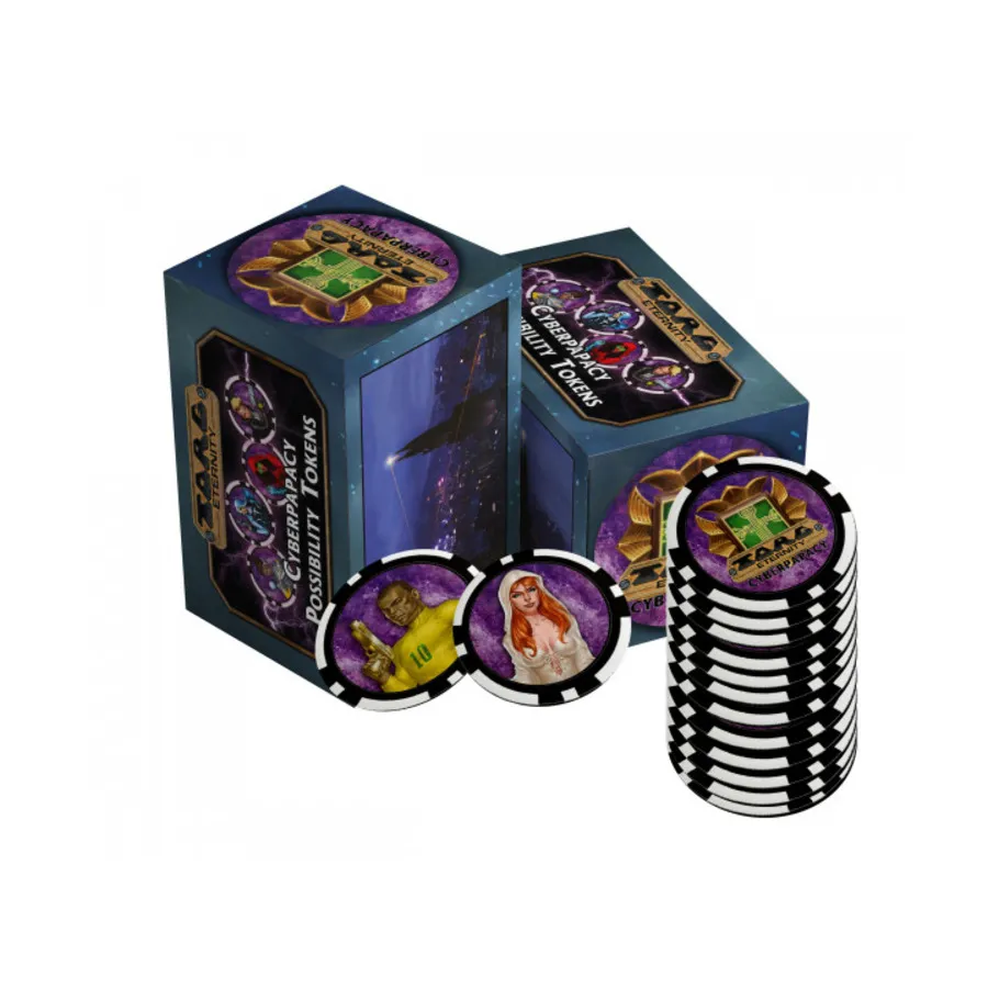 Бокс-сет Cyberpapacy Possibility Tokens, Torg Eternity
Бокс-сет Cyberpapacy Possibility Tokens, Torg Eternity