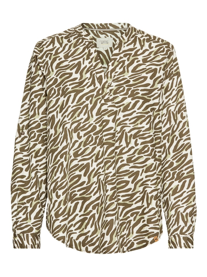 Блузка Camel Active, цвет olive-beige 
Блузка Camel Active, цвет olive-beige