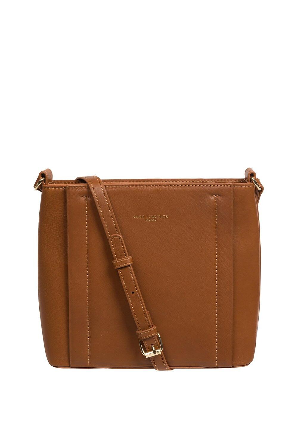 Сумка через плечо 'Kali' из кожи наппа Pure Luxuries London, коричневый 
Сумка через плечо 'Kali' из кожи наппа Pure Luxuries London, коричневый