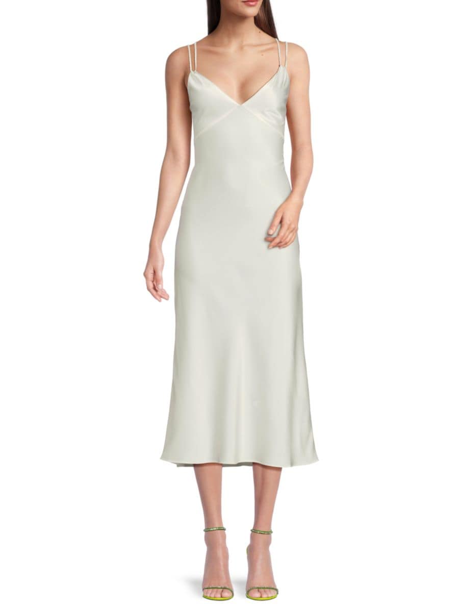 Платье-комбинация миди Kiro Satin Alice + Olivia, белый
Платье-комбинация миди Kiro Satin Alice + Olivia, белый