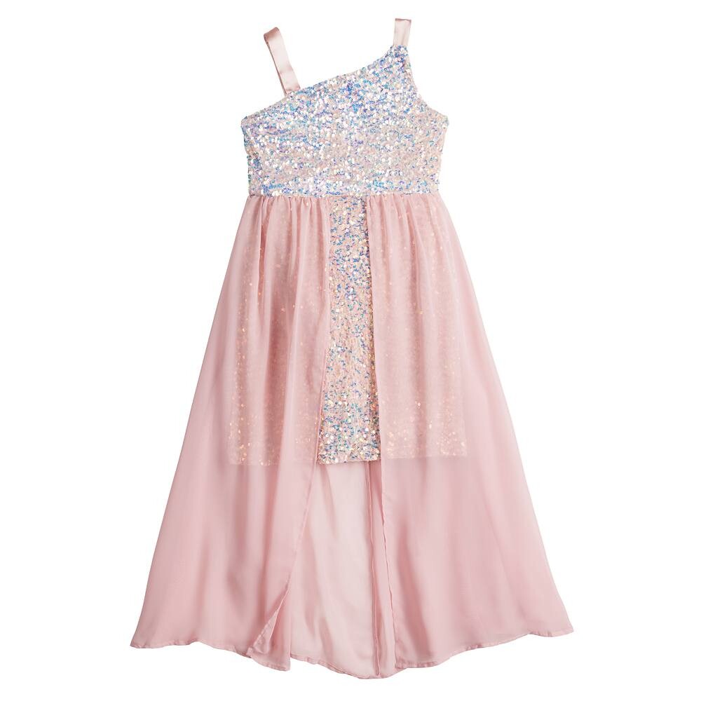 Платье на одно плечо с блестками и маками для девочек 7–16 лет Poppies & Roses, розовый
Платье на одно плечо с блестками и маками для девочек 7–16 лет Poppies & Roses, розовый