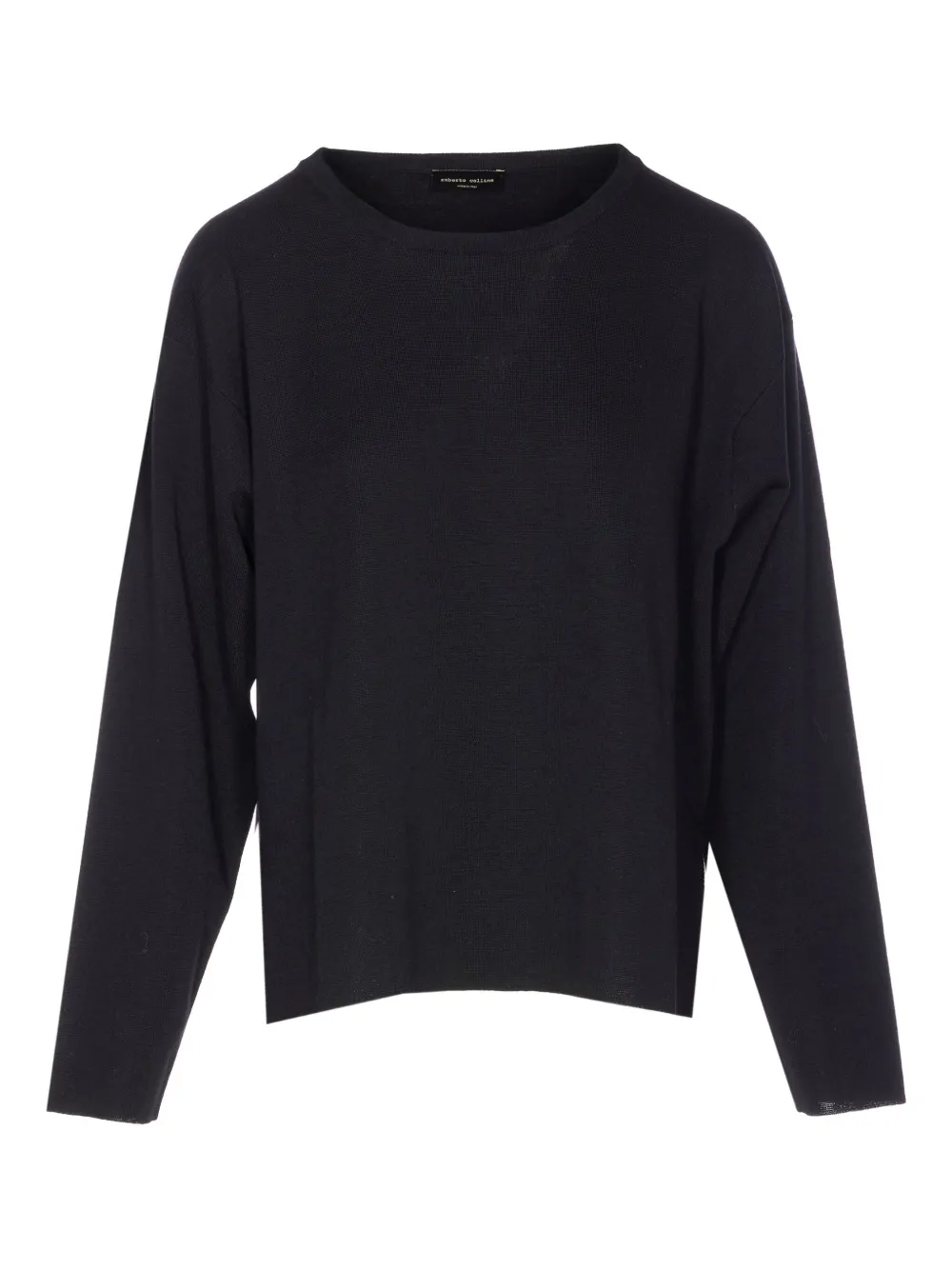 Свитер с круглым вырезом и длинными рукавами Roberto Collina, черный
Свитер с круглым вырезом и длинными рукавами Roberto Collina, черный