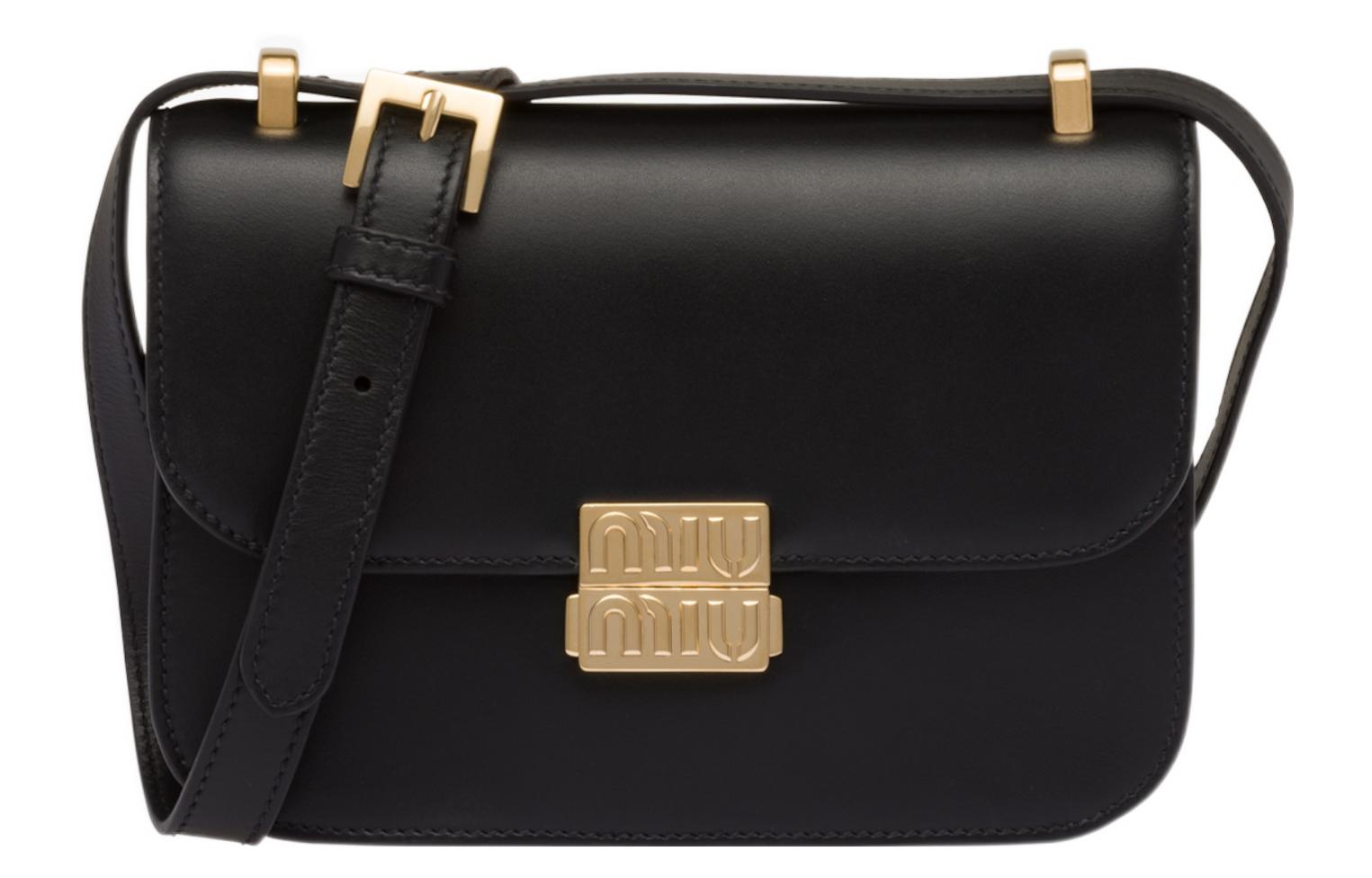 MIU MIU Кожаная сумка через плечо женская черная
MIU MIU Кожаная сумка через плечо женская черная