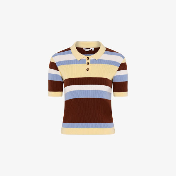 Поло Omnes Амос хлопковое в полоску, мультиколор
Поло Omnes Амос хлопковое в полоску, мультиколор