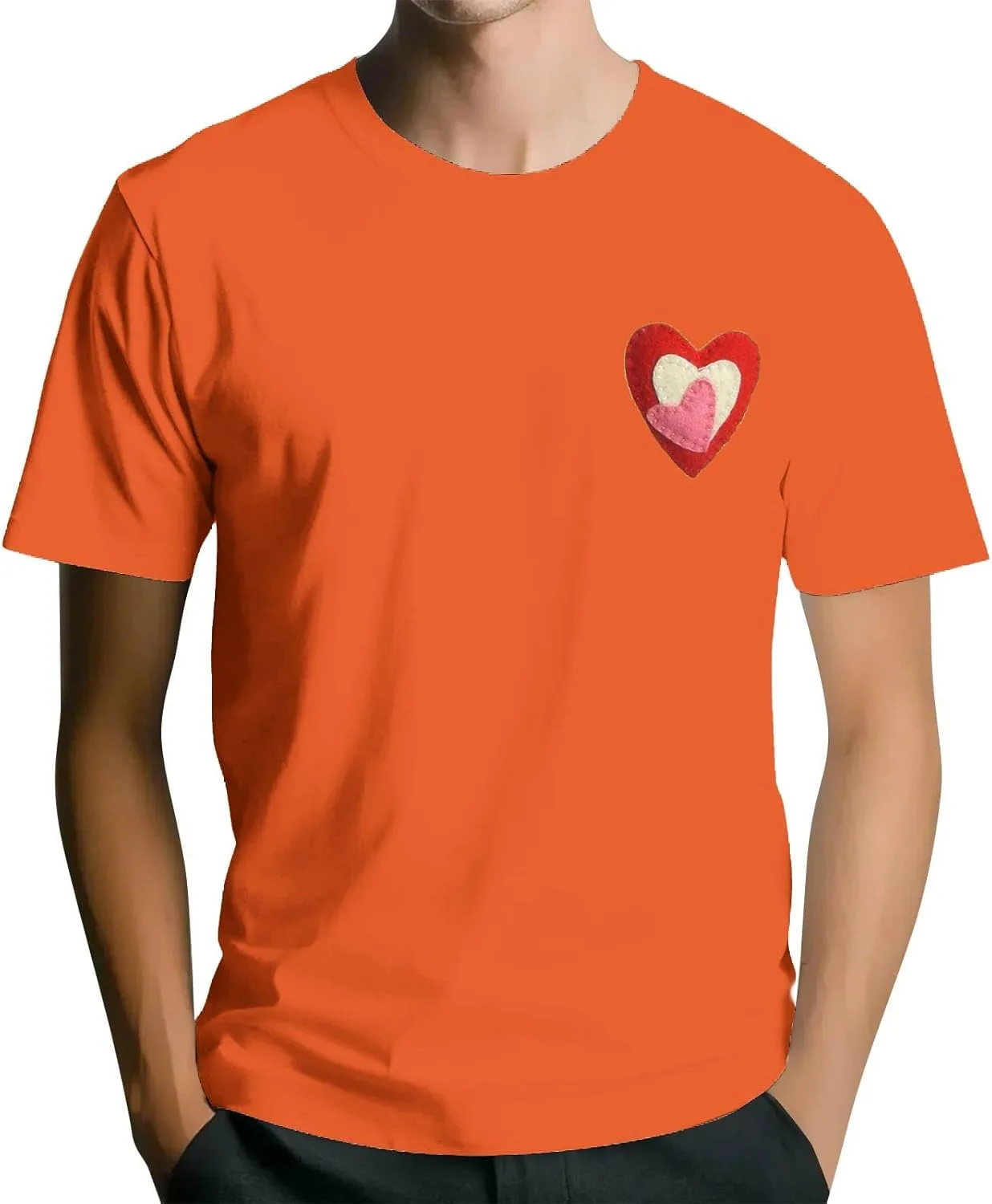 Мужская футболка с принтом в виде сердца на День святого Валентина FQZWONG
Мужская футболка с принтом в виде сердца на День святого Валентина FQZWONG