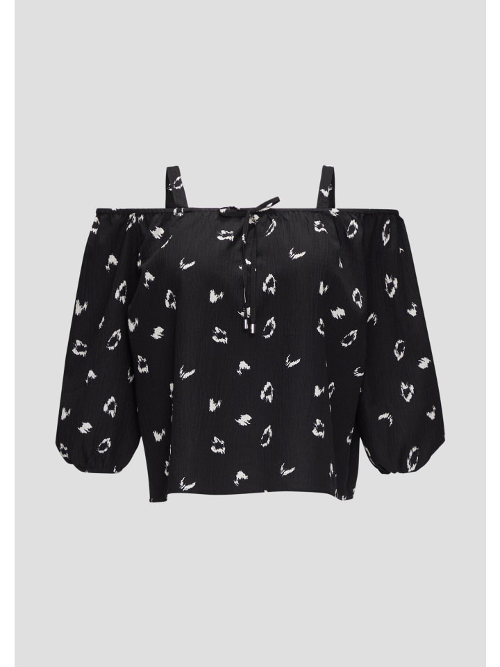 Блузка в цвете 99A1_черная QS
Блузка в цвете 99A1_черная QS