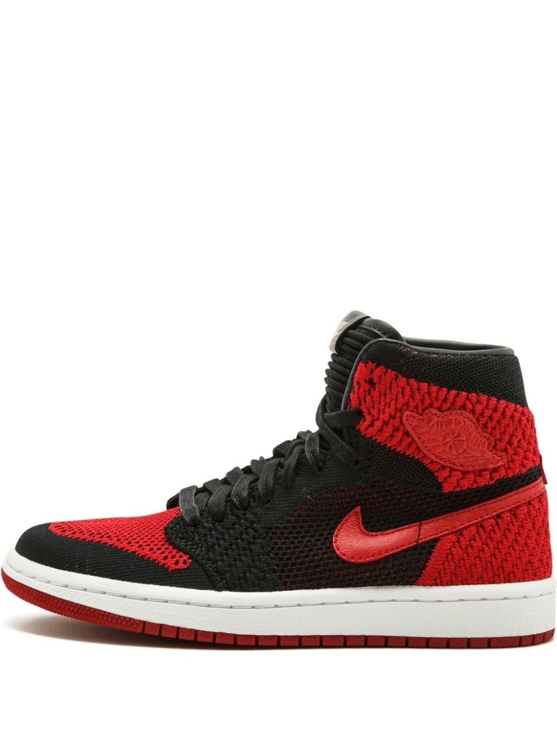 Кроссовки Air Jordan 1 Ret Hi Flyknit BG Jordan Kids, черный 
Кроссовки Air Jordan 1 Ret Hi Flyknit BG Jordan Kids, черный