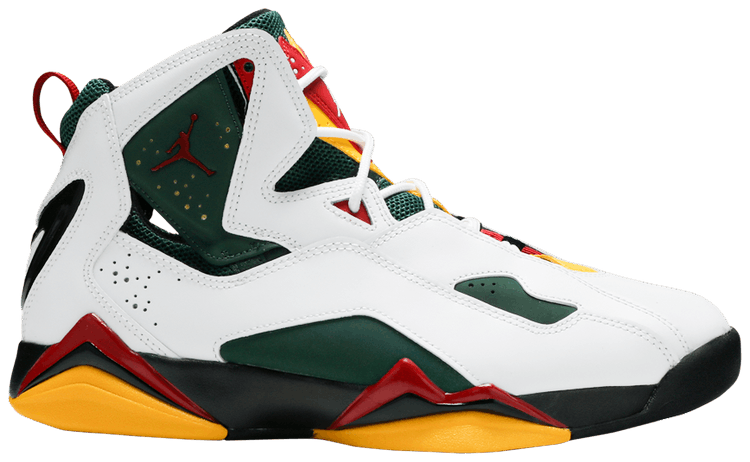 Кроссовки Air Jordan Jordan True Flight 'White Fir Amarillo', белый 
Кроссовки Air Jordan Jordan True Flight 'White Fir Amarillo', белый