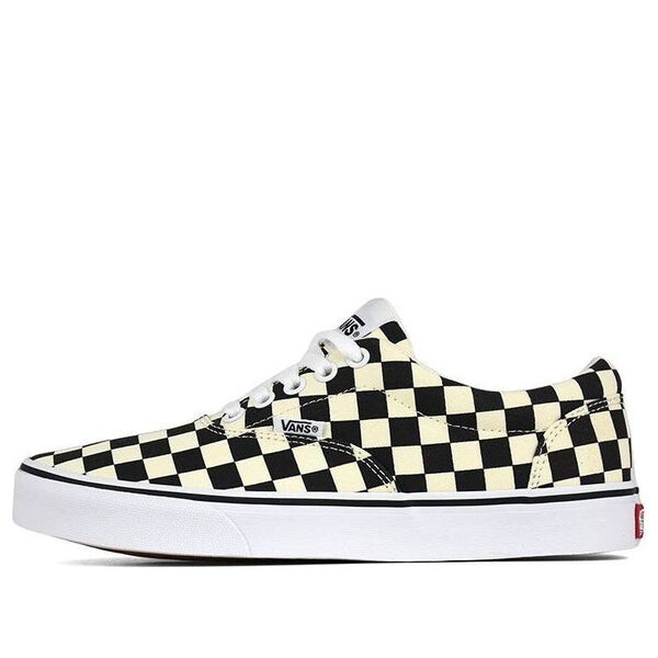 Кроссовки doheny lace up checkboard 'black yellow' Vans, черный 
Кроссовки doheny lace up checkboard 'black yellow' Vans, черный