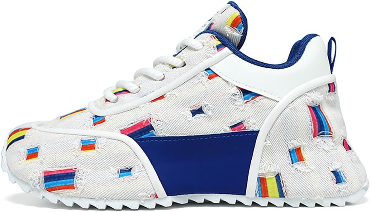 Мужские повседневные кроссовки с вышивкой Легкие прогулочные туфли Нескользящие спортивные обувь для повседневного использования Zhoupulp, синий
Мужские повседневные кроссовки с вышивкой Легкие прогулочные туфли Нескользящие спортивные обувь для повседневного использования Zhoupulp, синий