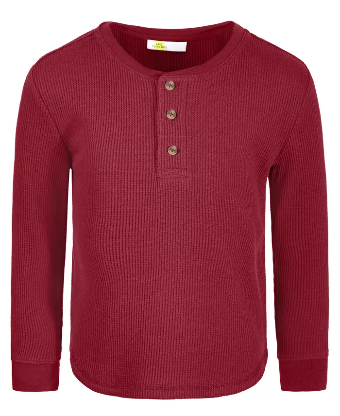 Термофутболка-хенли для мальчиков-малышей Epic Threads, красный
Термофутболка-хенли для мальчиков-малышей Epic Threads, красный