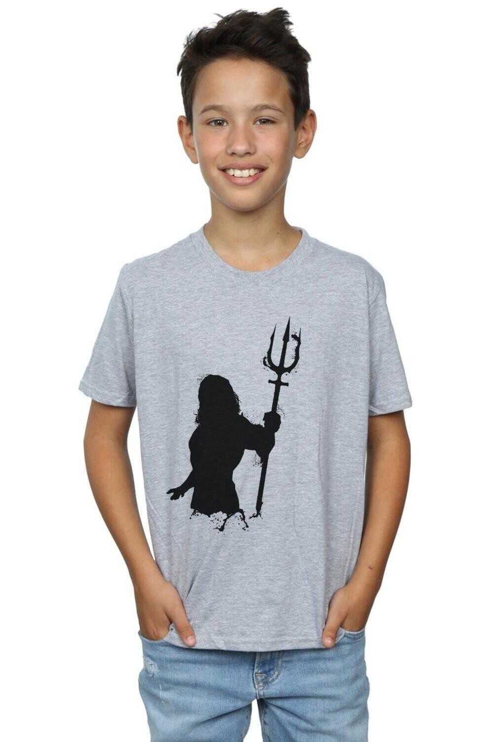 Футболка с моносилуэтом «Аквамен» DC Comics, серый
Футболка с моносилуэтом «Аквамен» DC Comics, серый