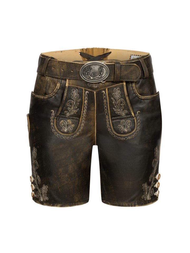 Nübler Кожаные шорты Зельды коричневого цвета
Nübler Кожаные шорты Зельды коричневого цвета