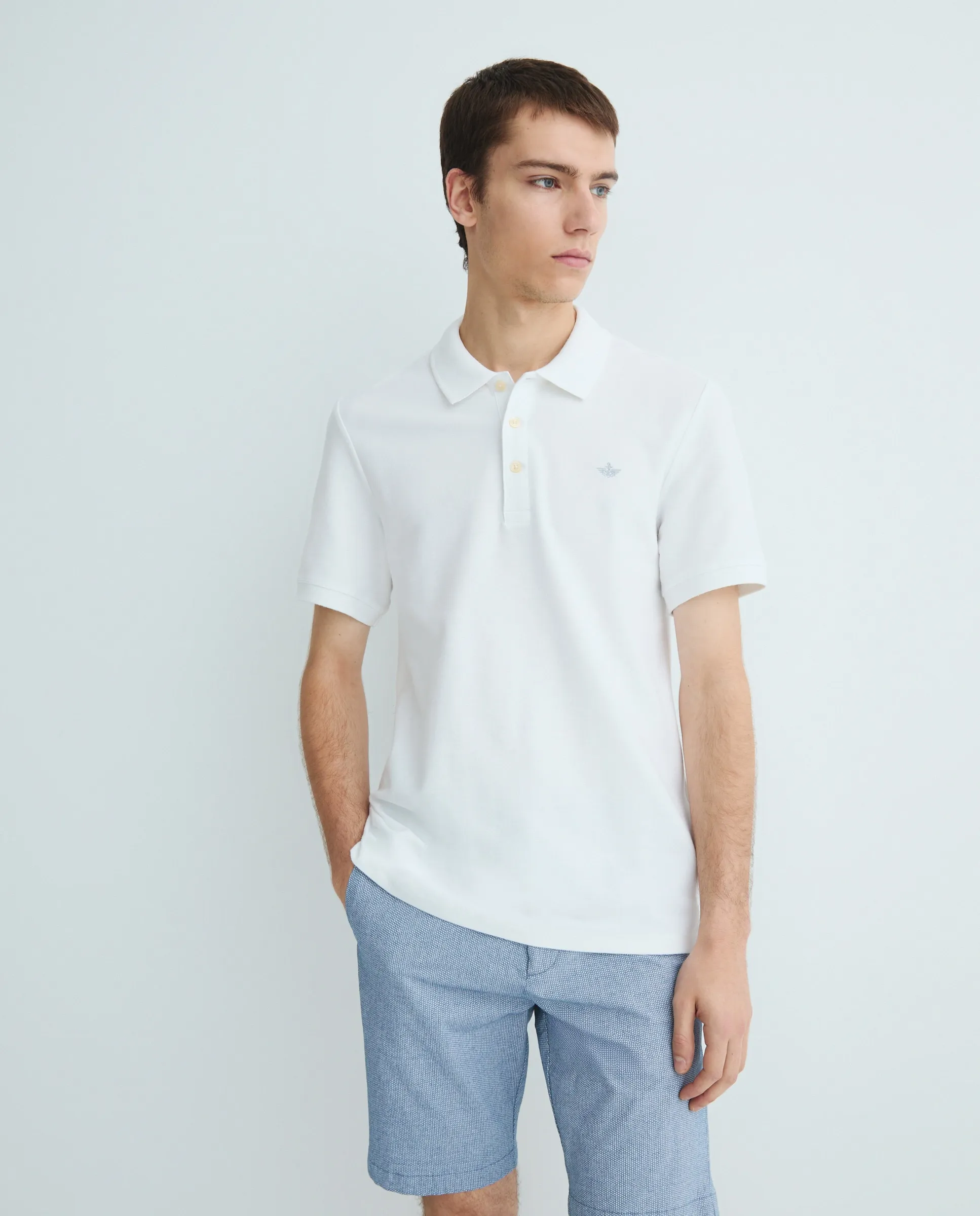 Мужская поло с коротким рукавом приталенного кроя Dockers, белый
Мужская поло с коротким рукавом приталенного кроя Dockers, белый