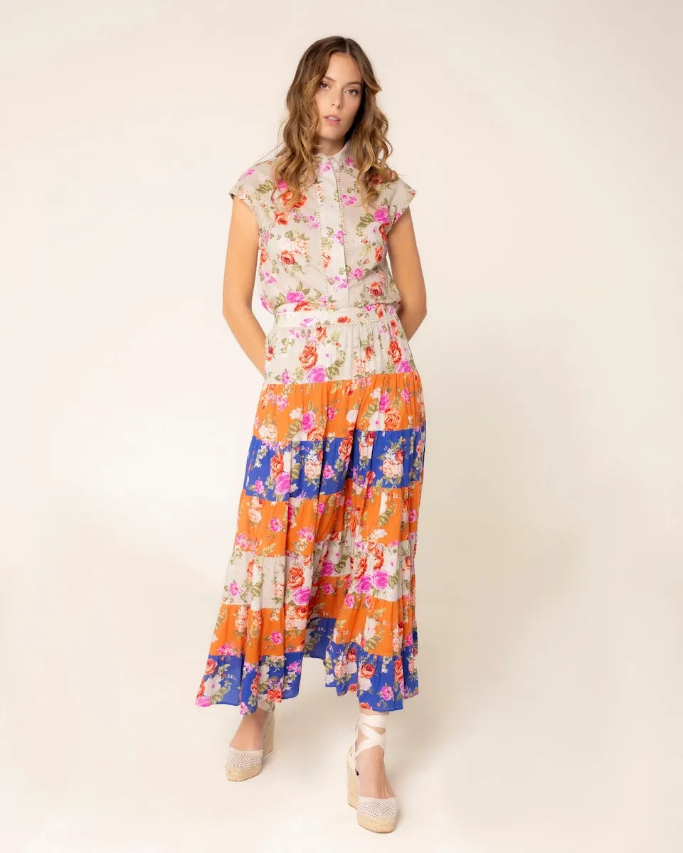 Длинная юбка с воланами и цветочным принтом Niza, многоцветный
Длинная юбка с воланами и цветочным принтом Niza, многоцветный