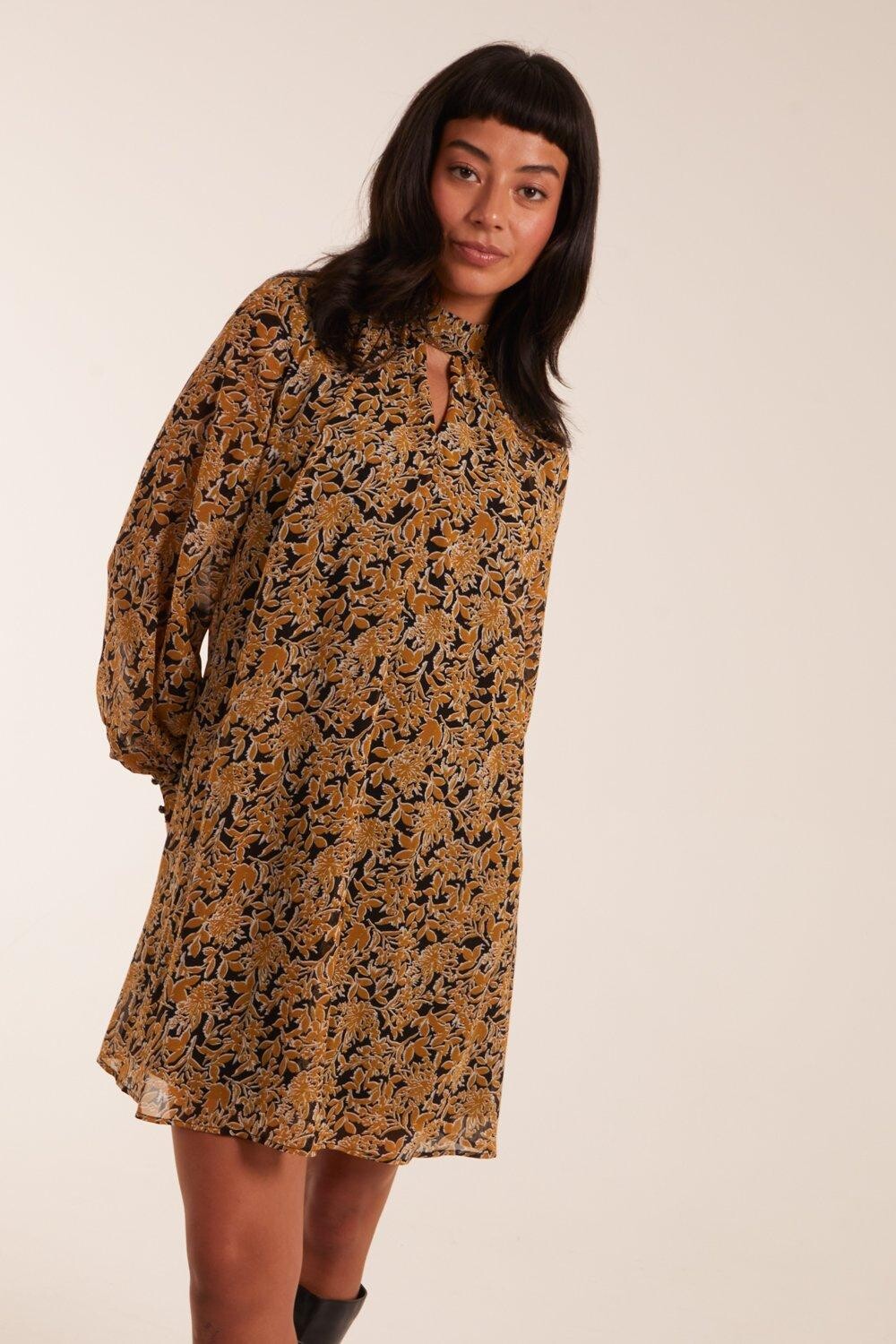 Свободное платье Keyhole с длинными рукавами Blue Vanilla, желтый
Свободное платье Keyhole с длинными рукавами Blue Vanilla, желтый