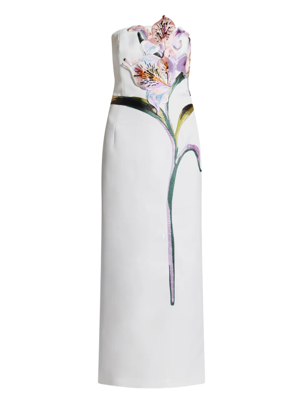 Платье Rayna без бретелек с цветочной аппликацией Leo Lin, белый
Платье Rayna без бретелек с цветочной аппликацией Leo Lin, белый